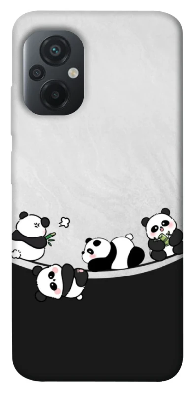 Чохол на Xiaomi Poco M5 Four pandas фото 1 з 1