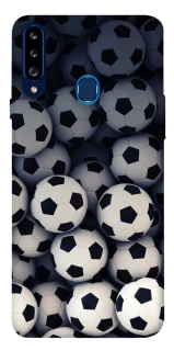 Чехол на Samsung Galaxy A20s Футбольные мячи фото 1 из 1