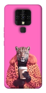 Чехол на TECNO Camon 16 SE Леопард с кофе фото 1 из 1
