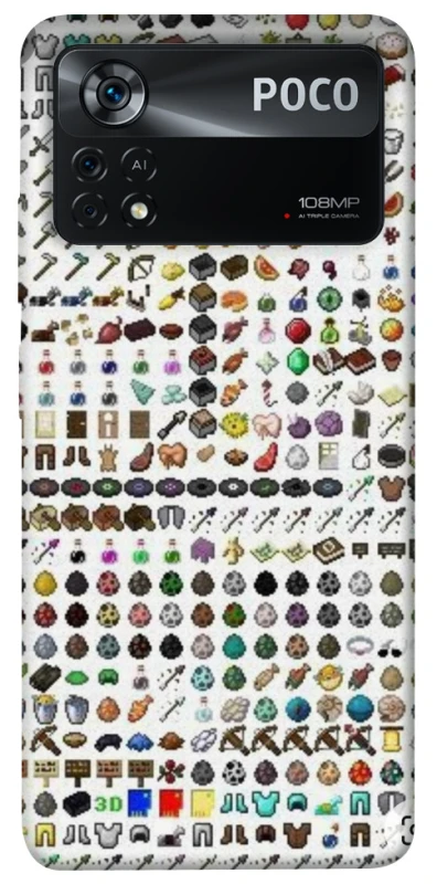 Чохол на Xiaomi Poco X4 Pro 5G Minecraft v2 фото 1 з 1
