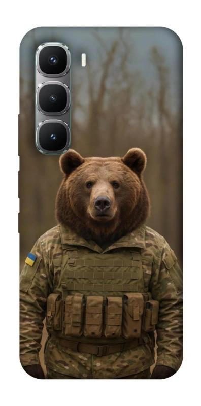 Чохол на Infinix Hot 60 Pro Ведмідь захисник фото 1 з 1