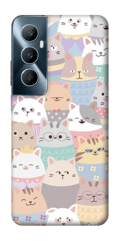Чохол на Realme C65 4G Funny Kittens ver.2 фото 1 з 1