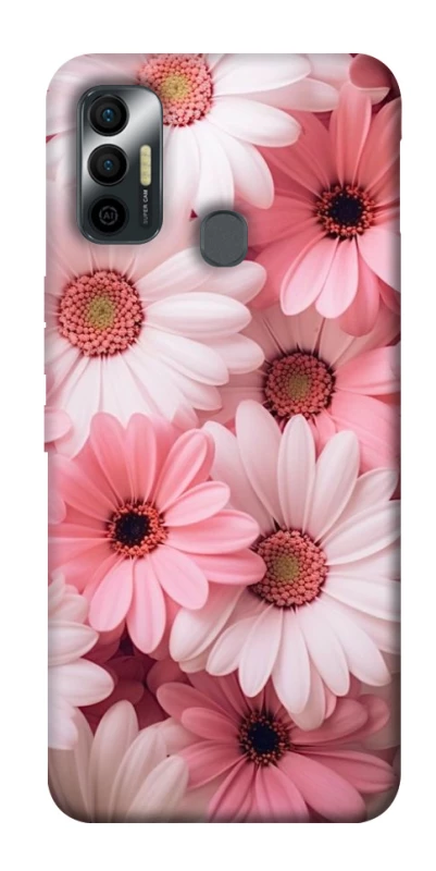 Чехол на TECNO Spark 7 Розовые цветы v2 фото 1 из 1