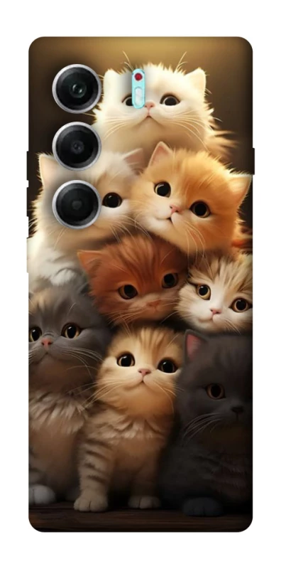 Чехол на Tecno Camon 40 Pro Чехол Kittie Love v2 фото 1 из 1