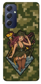 Чохол на Samsung Galaxy M54 5G Military Waifu фото 1 з 1