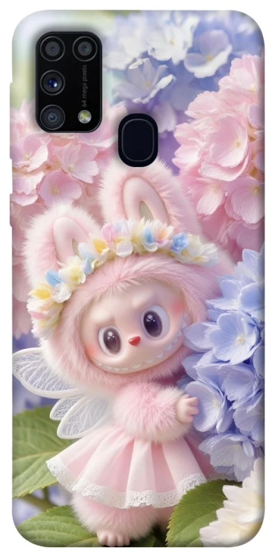 Чохол на Samsung Galaxy M31 Labubu & Flowers ver.1 фото 1 з 1