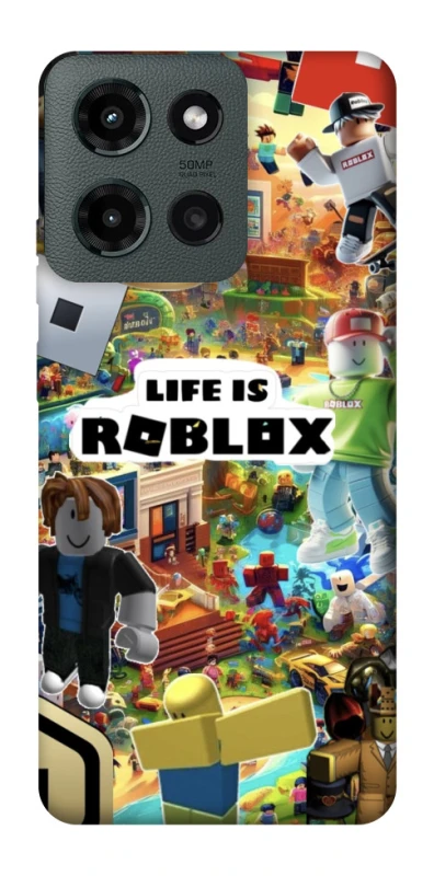 Чохол на Motorola Moto G Power (2025) Life is Roblox фото 1 з 1