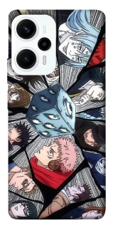 Чехол на Xiaomi Poco F5 / Note 12 Turbo jujutsu kaisen v4 фото 1 из 1