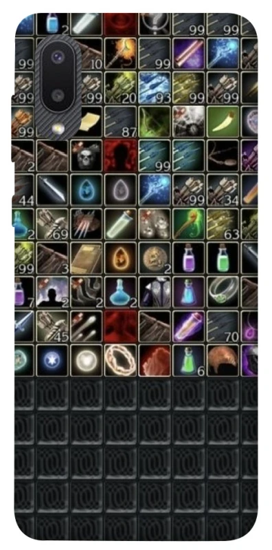Чохол на Samsung Galaxy A02 Inventory menu ver.2 фото 1 з 1