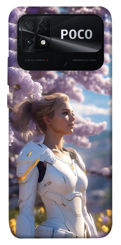 Чохол на Xiaomi Poco C40 Cyber space girl ver.1 фото 1 з 1