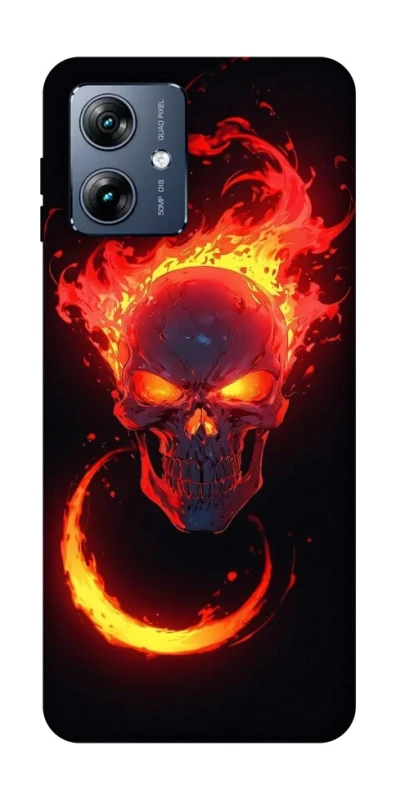Чохол на Motorola Moto G54 Power Blood Skull фото 1 з 1