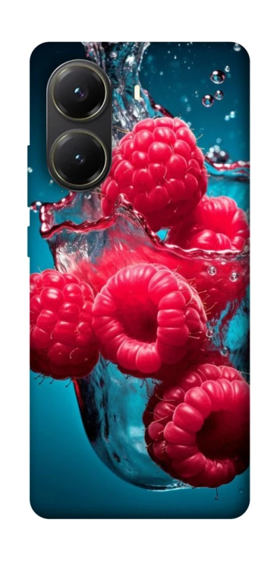 Чохол на Xiaomi Poco X6 Pro Малинка у воді фото 1 з 1