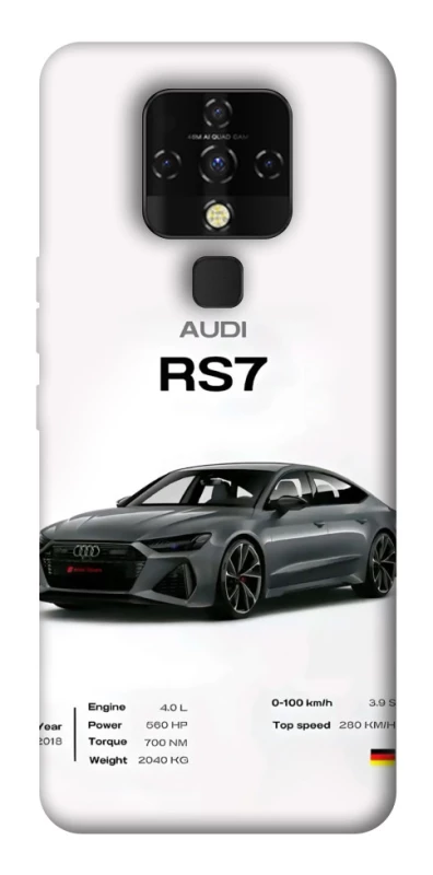 Чехол на TECNO Camon 16 SE Audi RS7 фото 1 из 1
