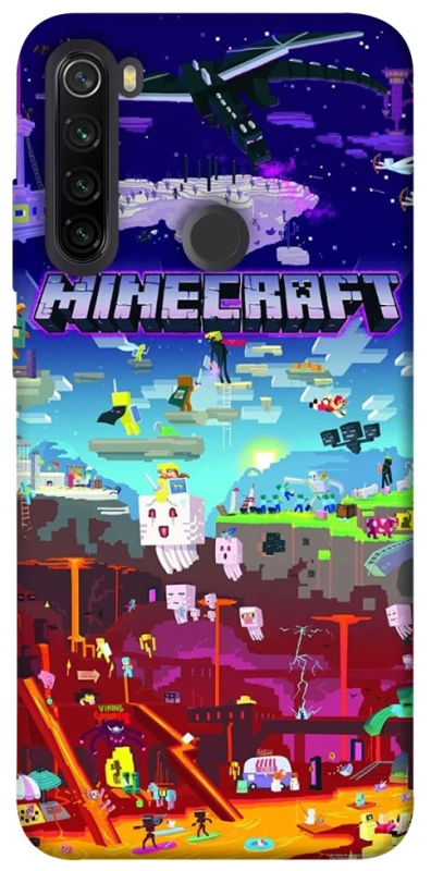 Чохол на Xiaomi Redmi Note 8T Minecraft world фото 1 з 1