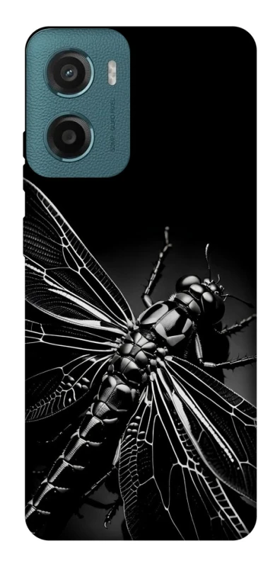 Чехол на Motorola Moto G06 Black dragonfly фото 1 из 1