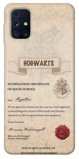 Чехол на Samsung Galaxy M31s The Hogwarts acceptance letter фото 1 из 1