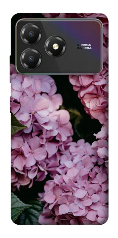 Чохол на ZTE Blade A36 Рожеві гартензії фото 1 з 1