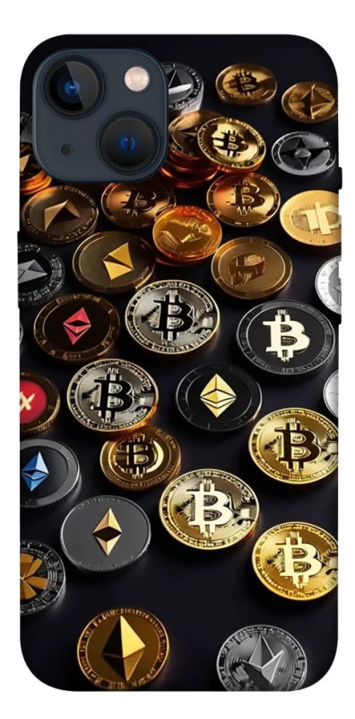 Чехол на Apple iPhone 13 (6.1") Many coins фото 1 из 1