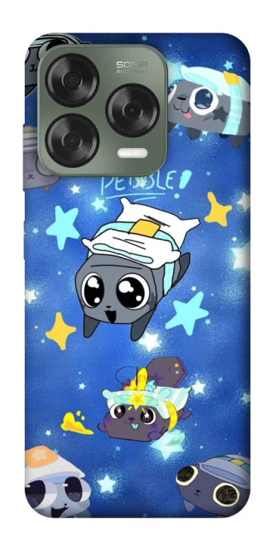 Чохол на ZTE Nubia V70 Design Pebble kitten stars фото 1 з 1