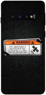 Чехол на Samsung Galaxy S10 Warning фото 1 из 1