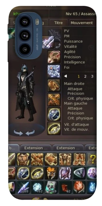 Чохол на Motorola Moto G41 Character Menu ver.1 фото 1 з 1
