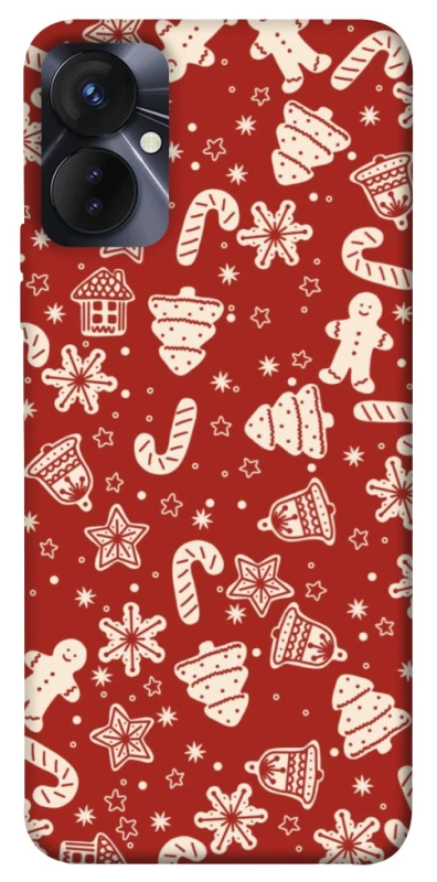 Чехол на TECNO Spark 9 Pro (KH7n) Новогодний v3 фото 1 из 1