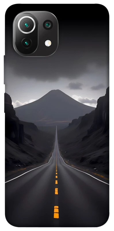 Чехол на Xiaomi Mi 11 Lite Black mountains фото 1 из 1
