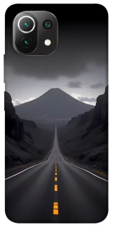 Чехол на Xiaomi Mi 11 Lite Black mountains фото 1 из 1