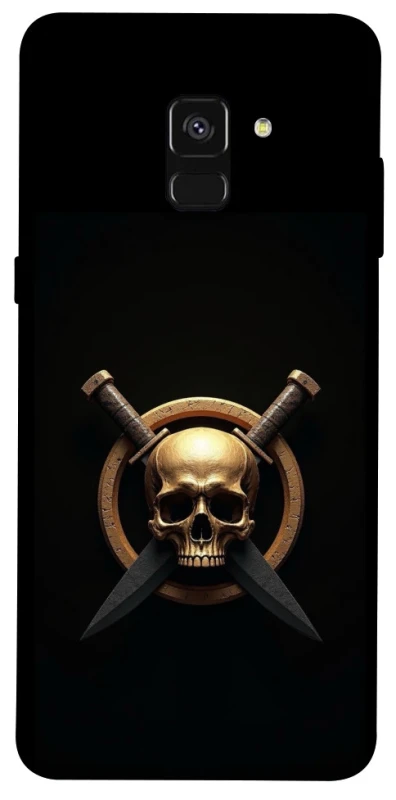 Чохол на Samsung A530 Galaxy A8 (2018) Golden Skull фото 1 з 1