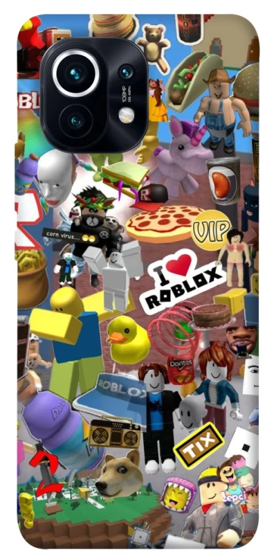 Чехол на Xiaomi Mi 11 Roblox collage ver.5 фото 1 из 1