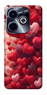 Чохол на Infinix Hot 40i Many hearts фото 1 з 1