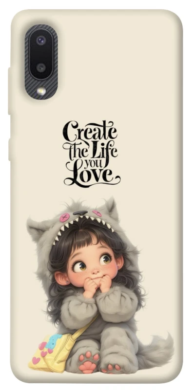 Чохол на Samsung Galaxy A02 Create the life you love фото 1 з 1