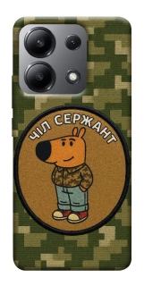 Чехол на Xiaomi Redmi Note 13 4G Чил сержант фото 1 из 1