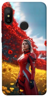 Чехол на Xiaomi Mi A2 Lite / Xiaomi Redmi 6 Pro Cyber space girl ver.5 фото 1 из 1