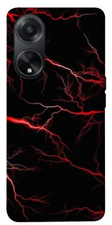 Чехол на Oppo A58 4G Красная молния фото 1 из 1