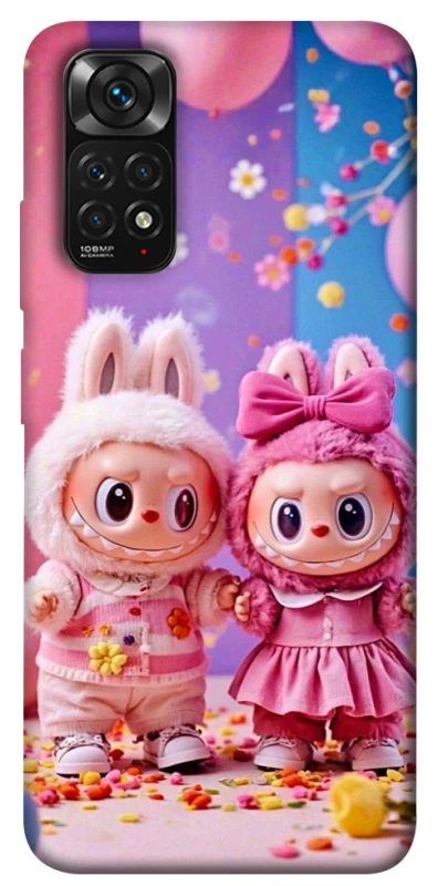 Чохол на Xiaomi Redmi Note 11 (Global) / Note 11S Labubu twins ver.2 фото 1 з 1