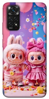 Чехол на Xiaomi Redmi Note 11 (Global) / Note 11S Labubu twins ver.2 фото 1 из 1
