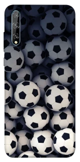 Чехол на Huawei P Smart S Футбольные мячи фото 1 из 1