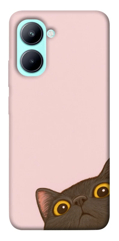 Чохол на Realme C33 Peeping cat фото 1 з 1
