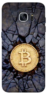 Чохол на Samsung G935F Galaxy S7 Edge Bitcoin cracks фото 1 з 1