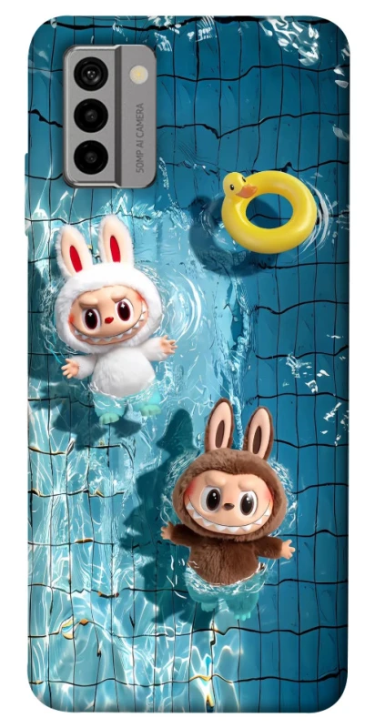 Чохол на Nokia G22 Labubu in the pool фото 1 з 1