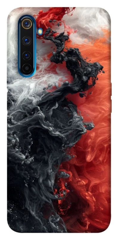 Чохол на Realme 6 Pro Black and Red фото 1 з 1