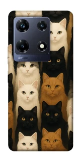 Чехол на Infinix Note 30 Pro Colorful Cat Collage фото 1 Чехол на Infinix Note 30 Pro Colorful Cat Collage фото 1 из 1