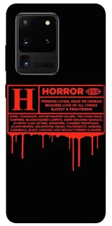 Чохол на Samsung Galaxy S20 Ultra Horror Halloween фото 1 з 1