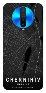 Чохол на Xiaomi Redmi K30 Chernihiv map фото 1 з 1