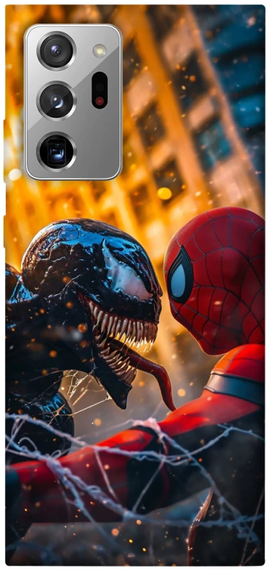 Чехол на Samsung Galaxy Note 20 Ultra Venom vs Spiderman фото 1 из 1