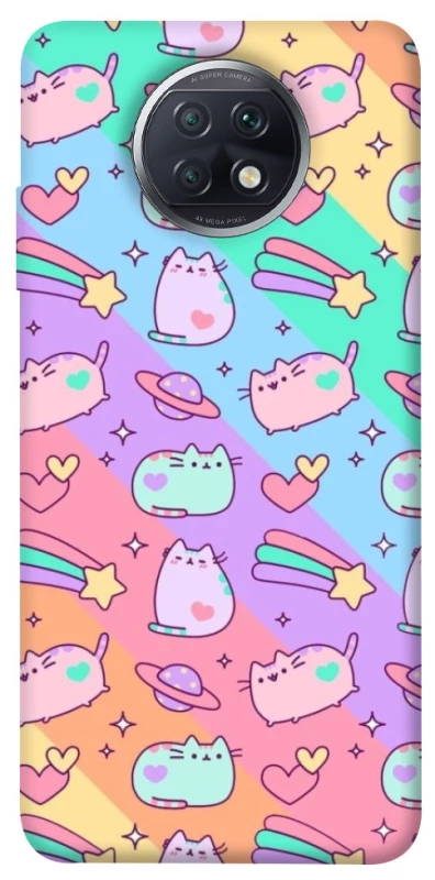Чехол на Xiaomi Redmi Note 9 5G / Note 9T Cat Cute фото 1 из 1