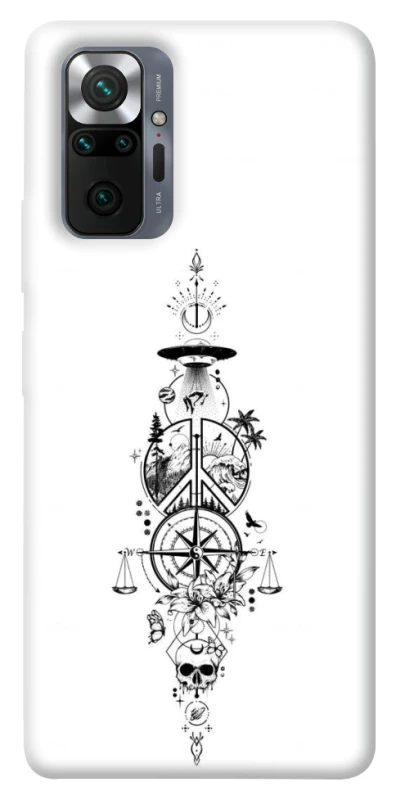 Чехол на Xiaomi Redmi Note 10 Pro Tattoo ver.7 фото 1 из 1