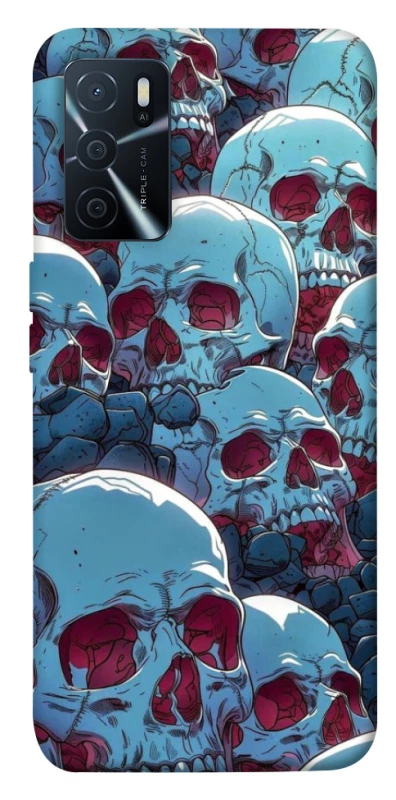 Чохол на Oppo A16s / A16 Skulls v2 фото 1 з 1