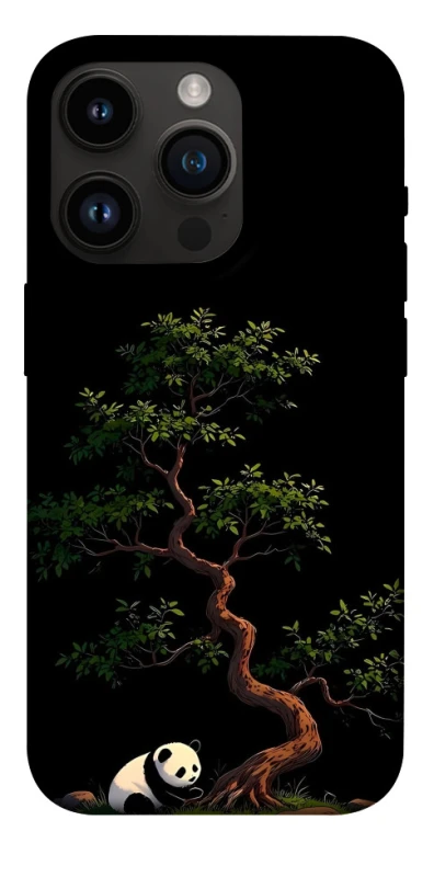 Чехол на Apple iPhone 14 Pro (6.1") Panda and tree фото 1 из 1